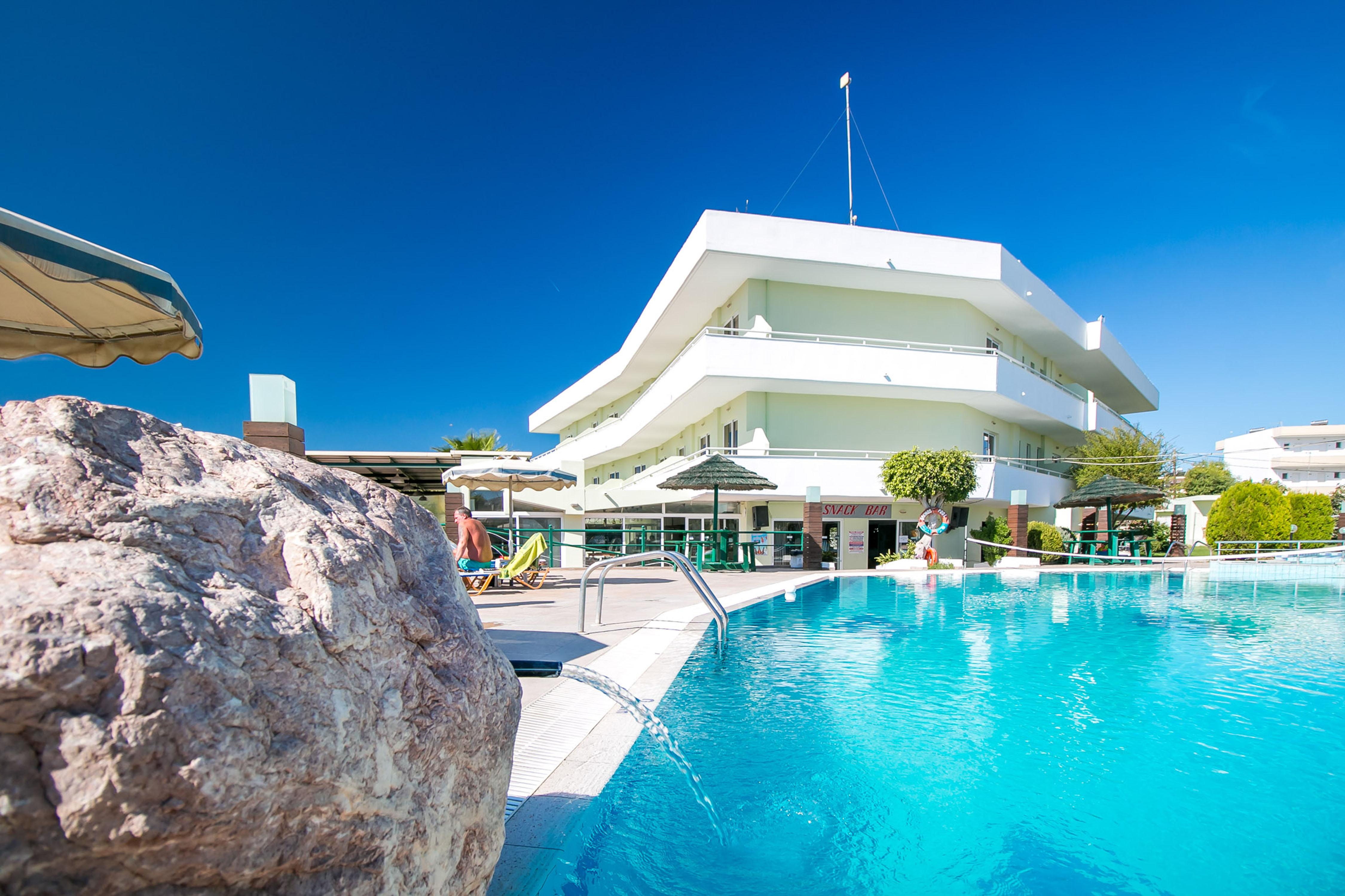 Stamos Hotel Faliraki Exterior foto